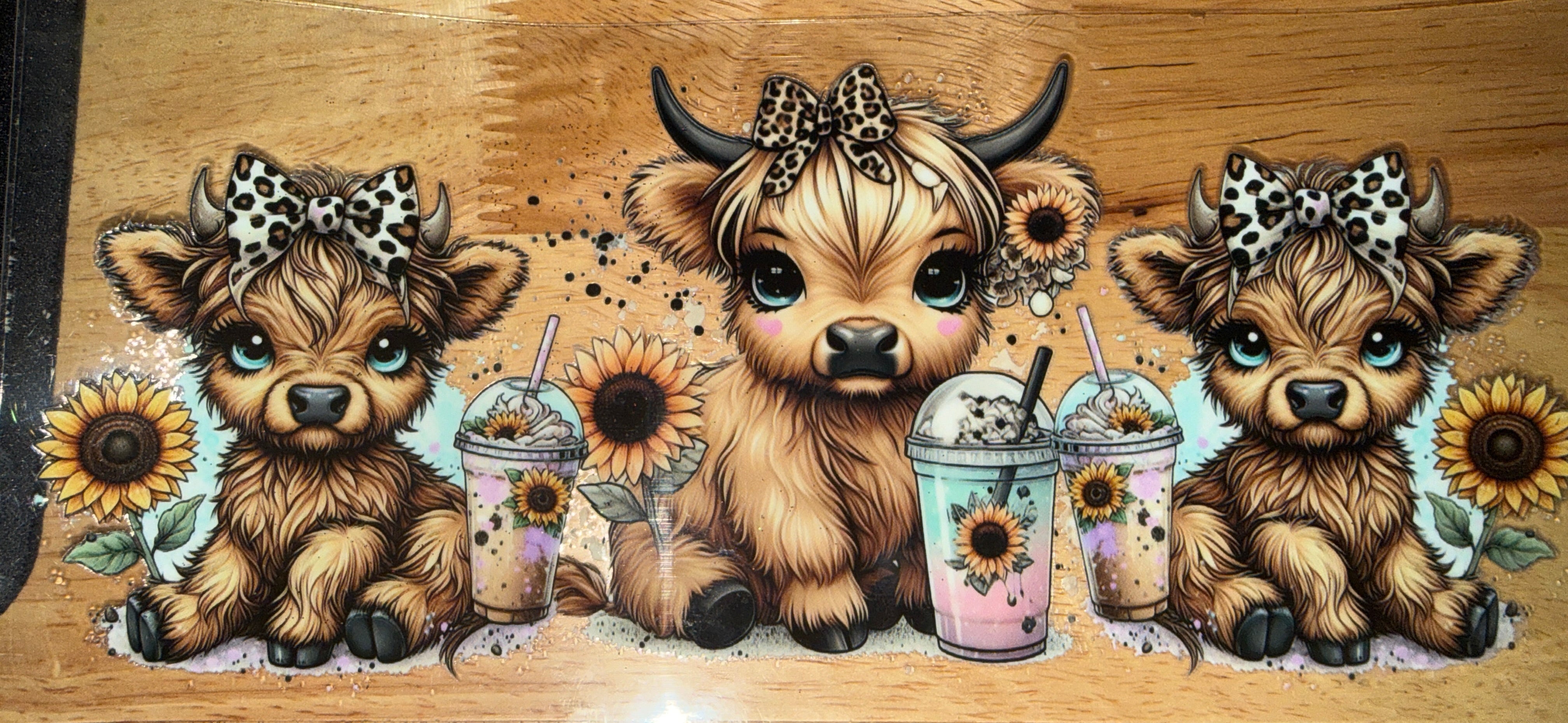 Cow - Three Cows with a drink #43