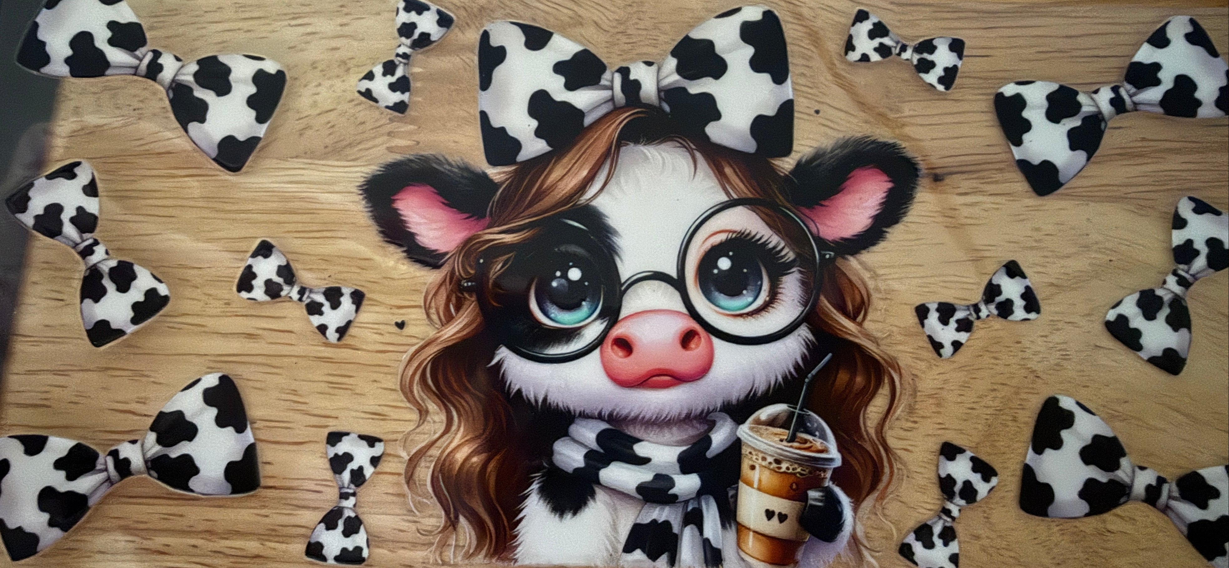 Cow - Girl Cow with Blue Eyes  #42