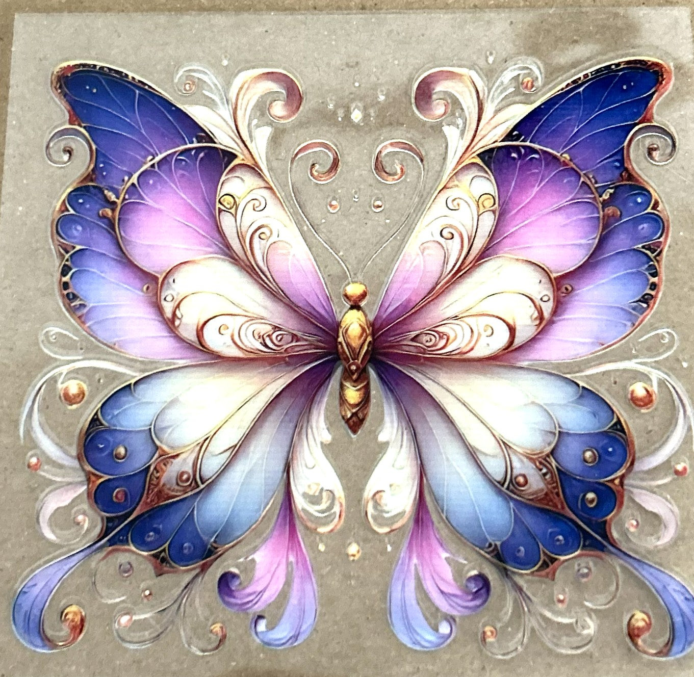 Butterfly - Gold Trim