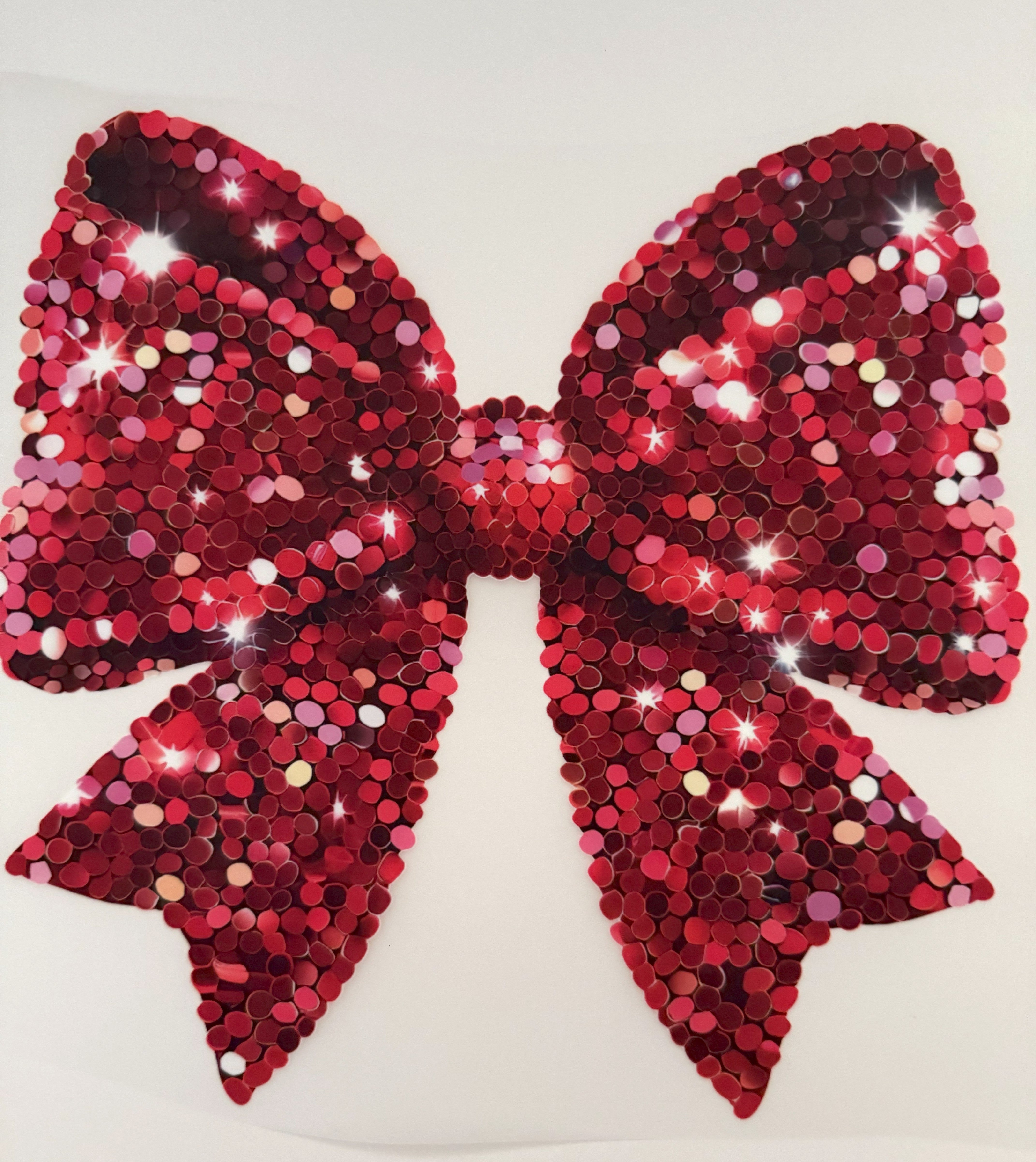 Red Glitter Bow