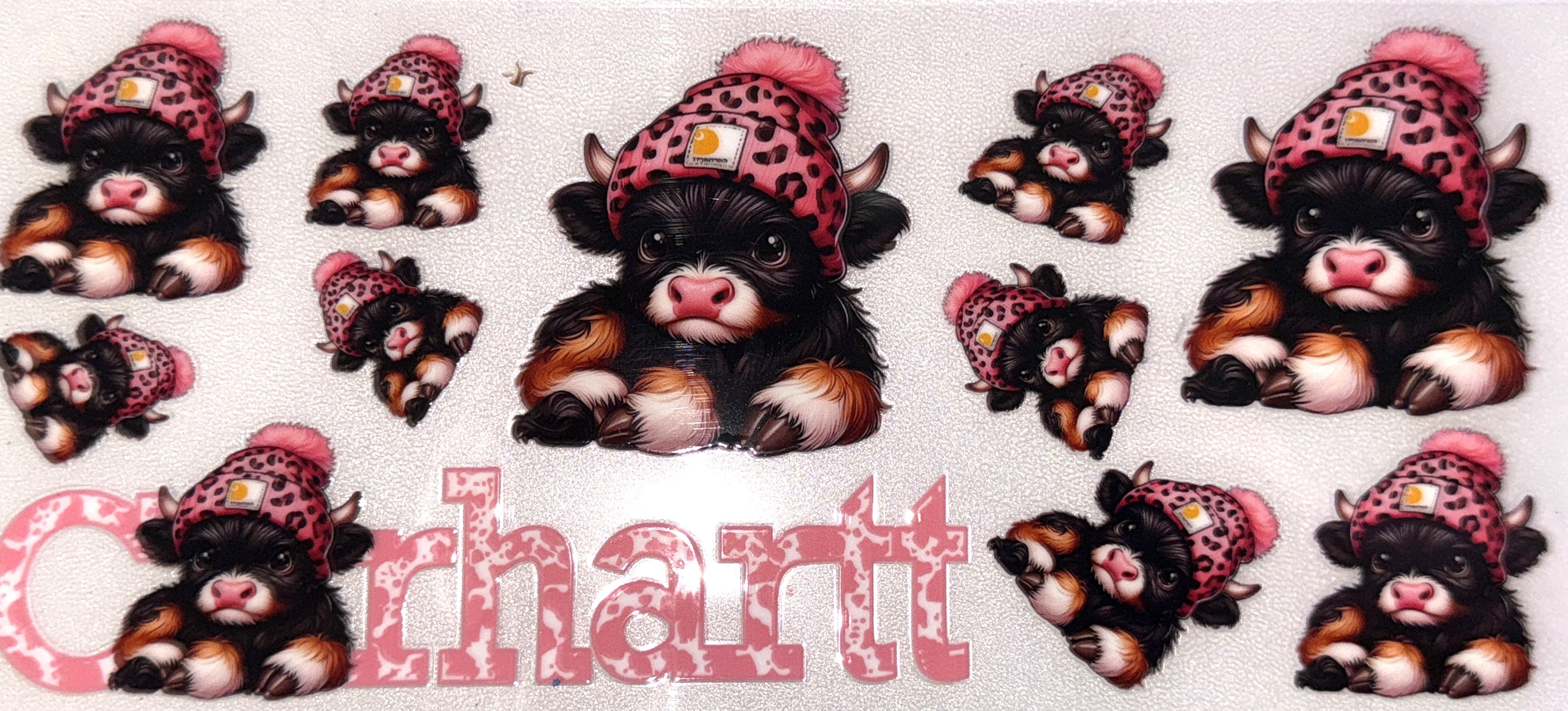 Cow - Black, Tan, White Carhartt  #31