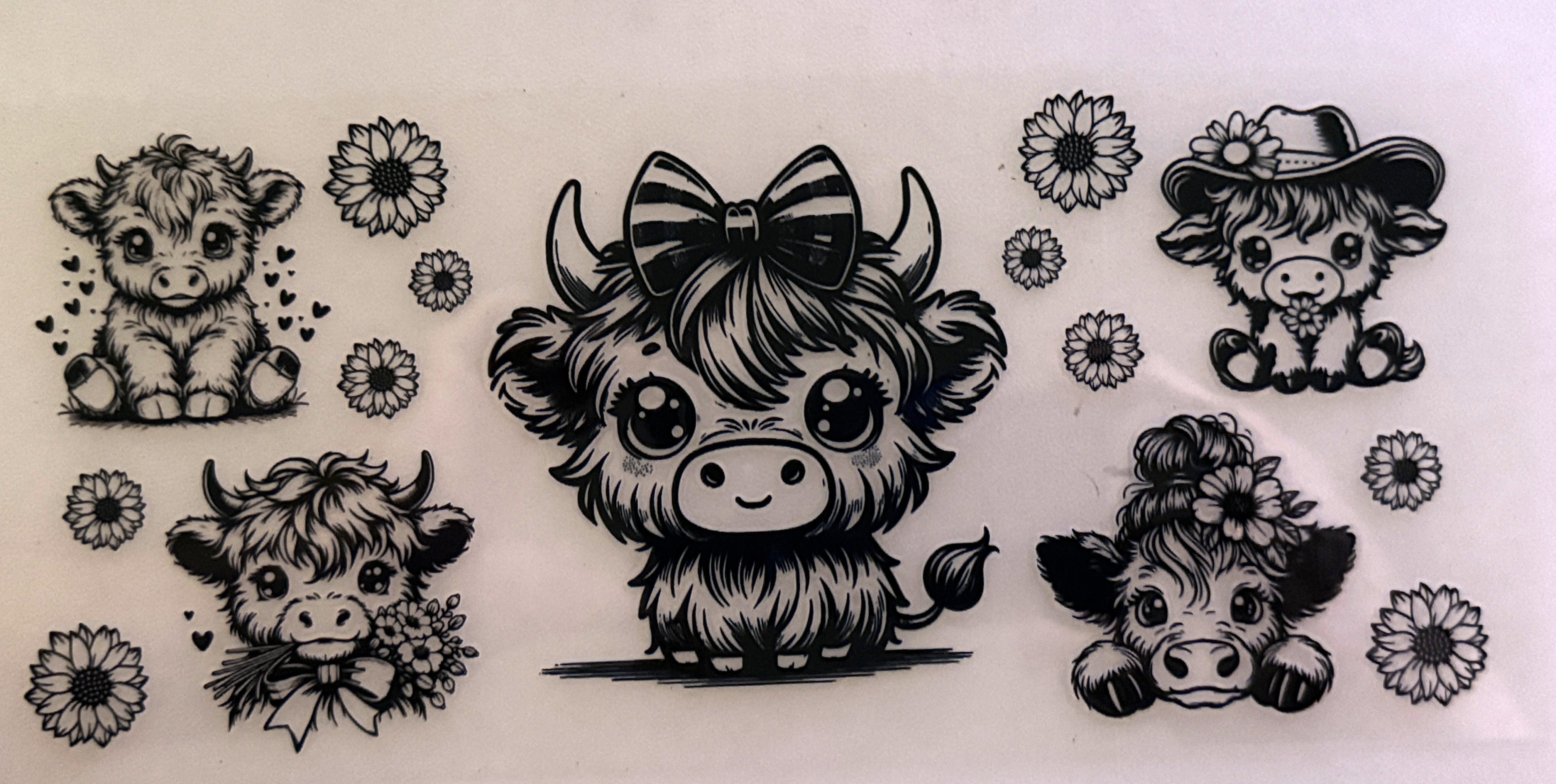 Cows - Outline of Cows #14