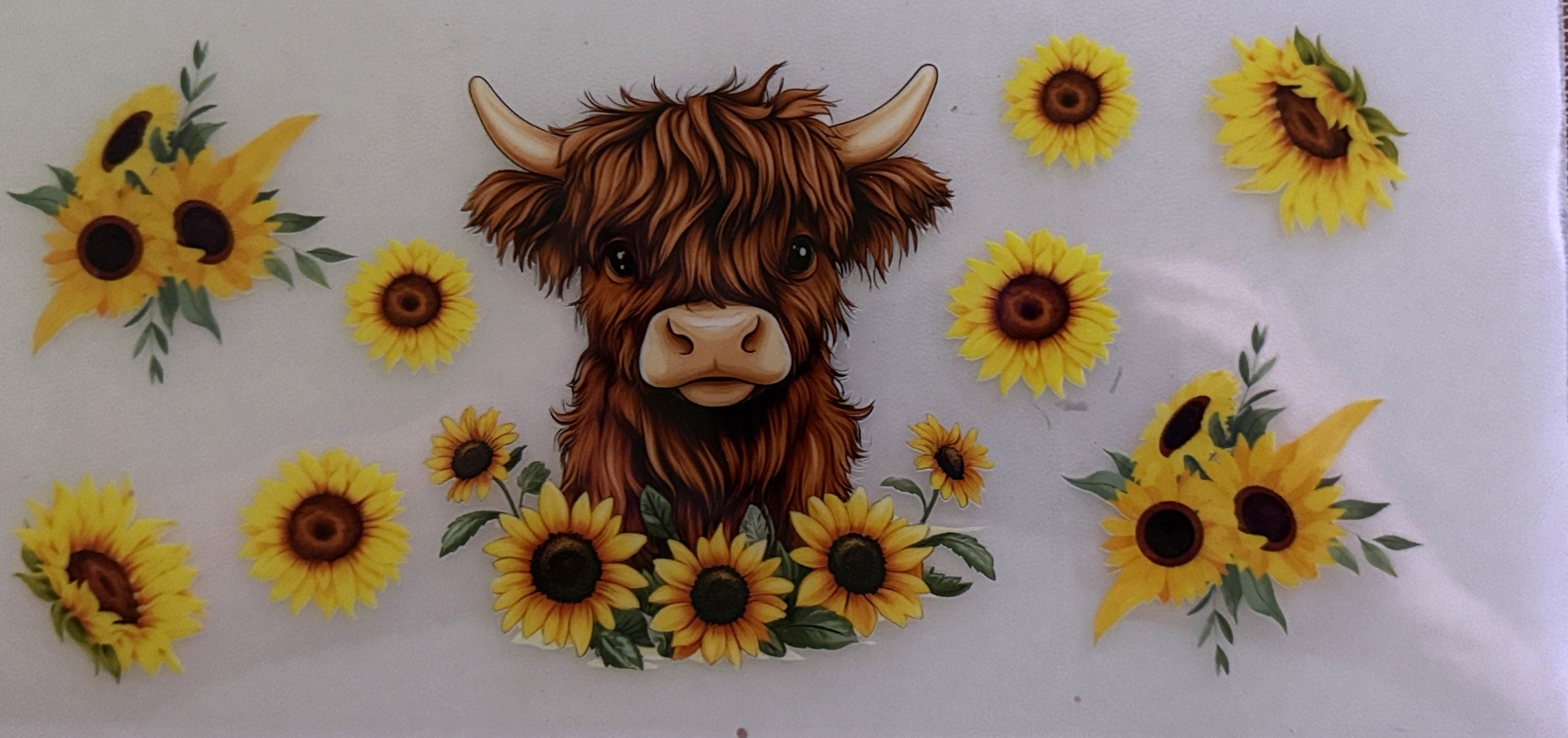 Cow - Surrounded by sunflowers #10