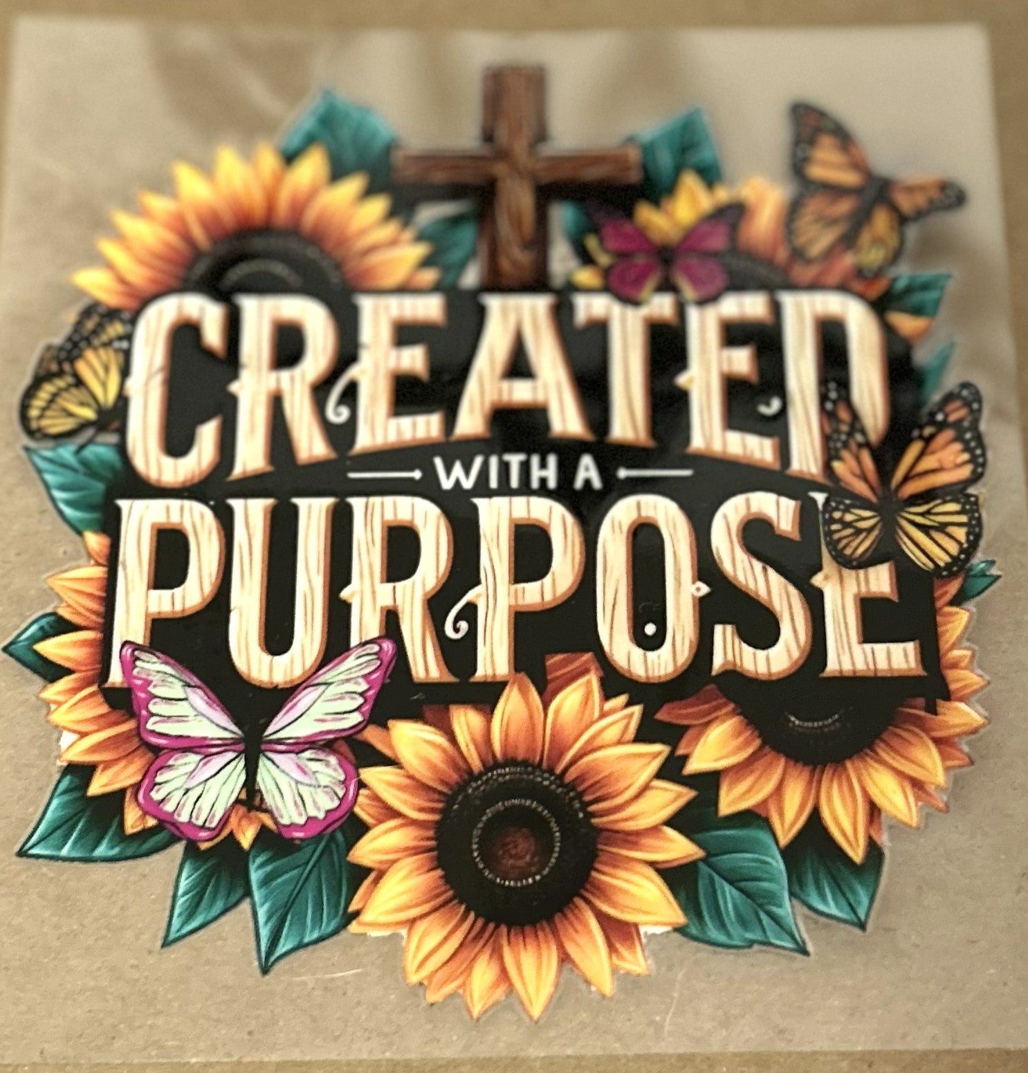 Decal - Created with a Purpose
