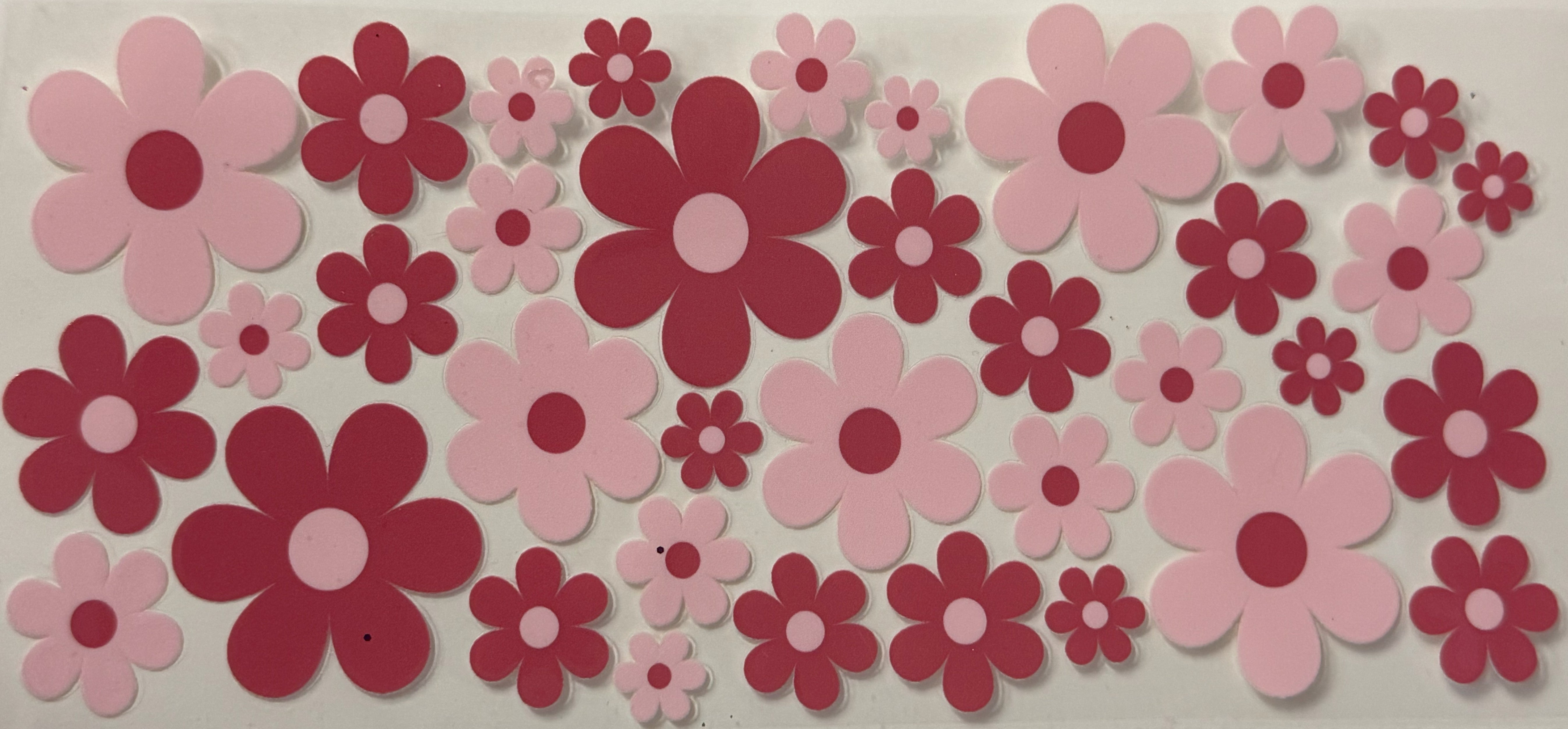 Multiple Pink Flowers