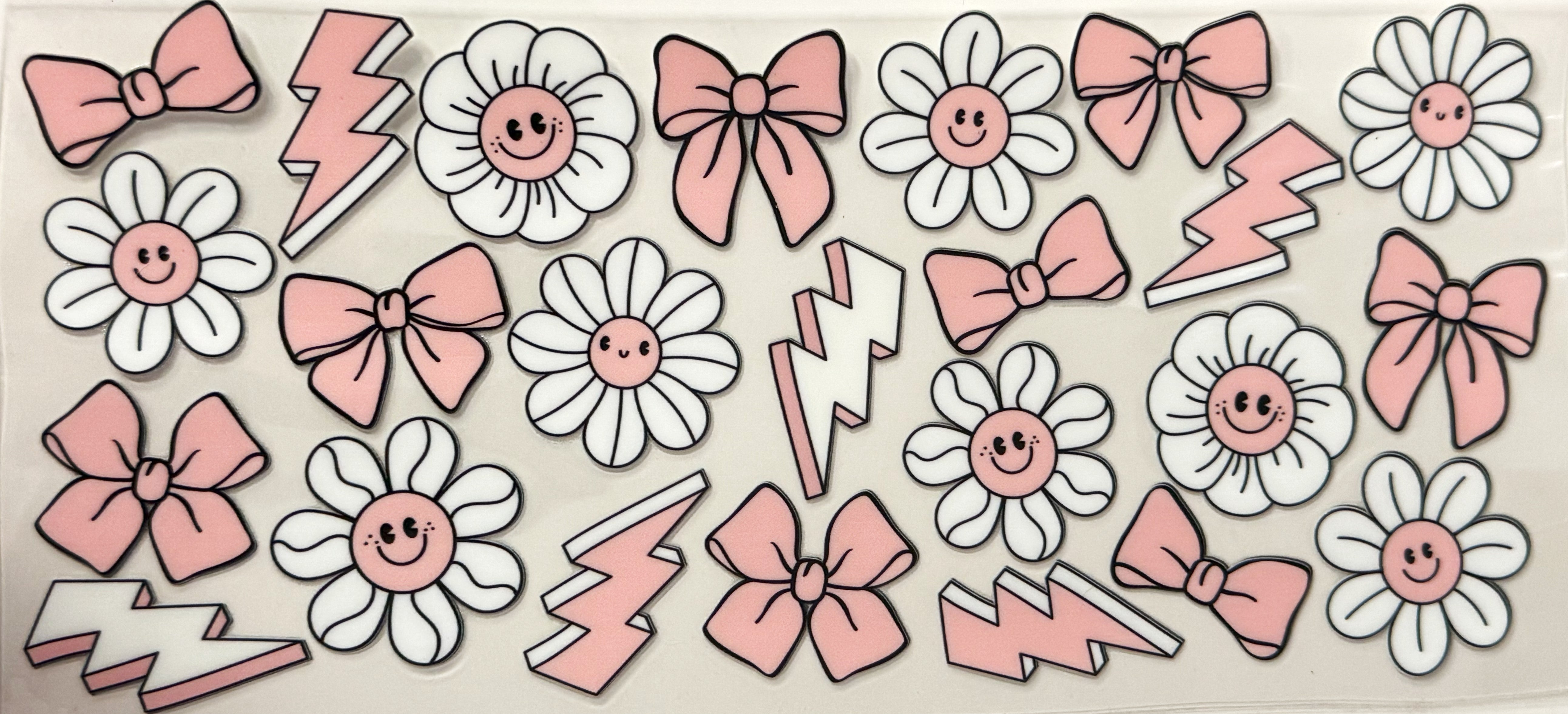 Pink Smiley Daisys