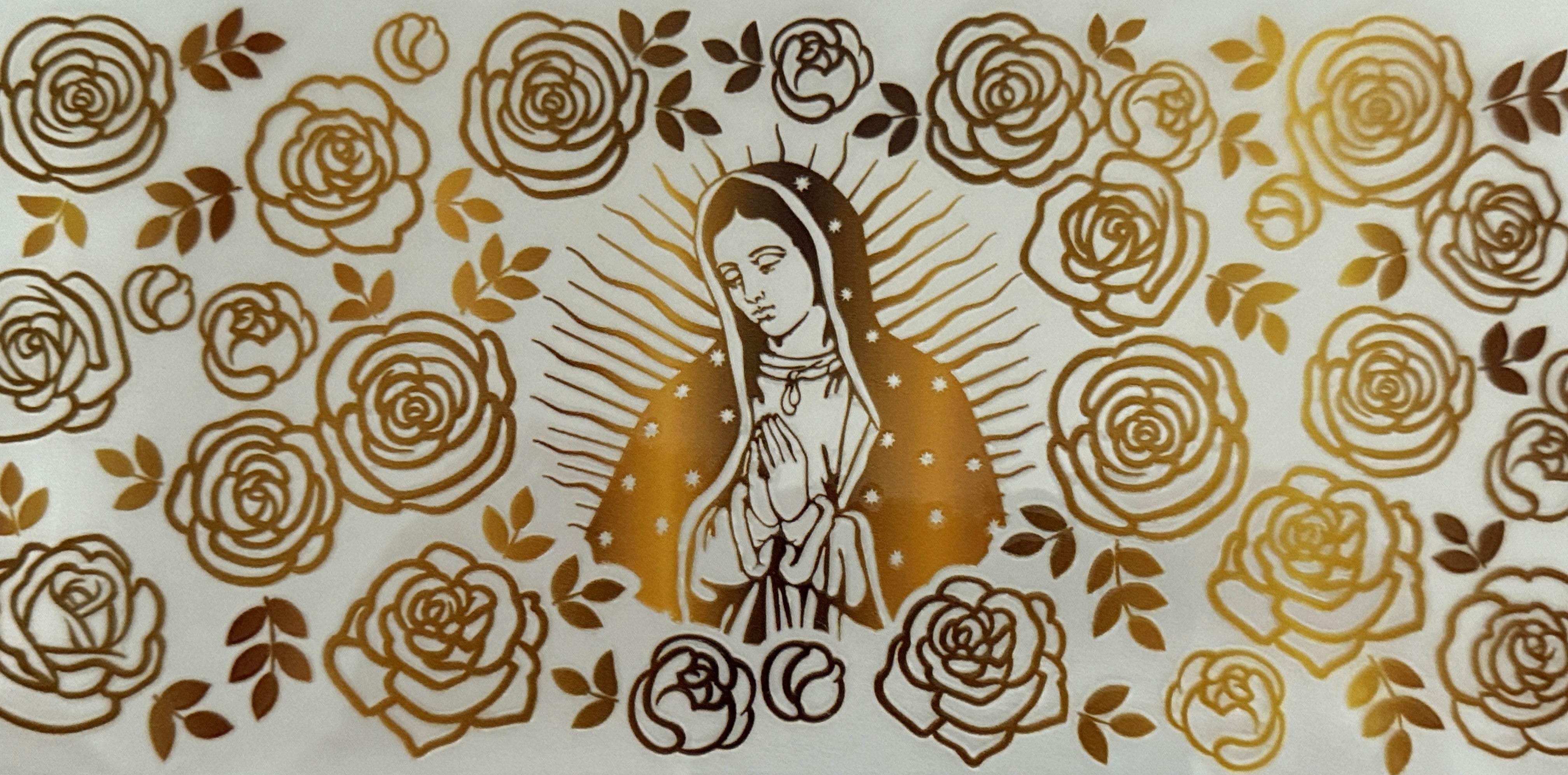 Gold Holy Mary