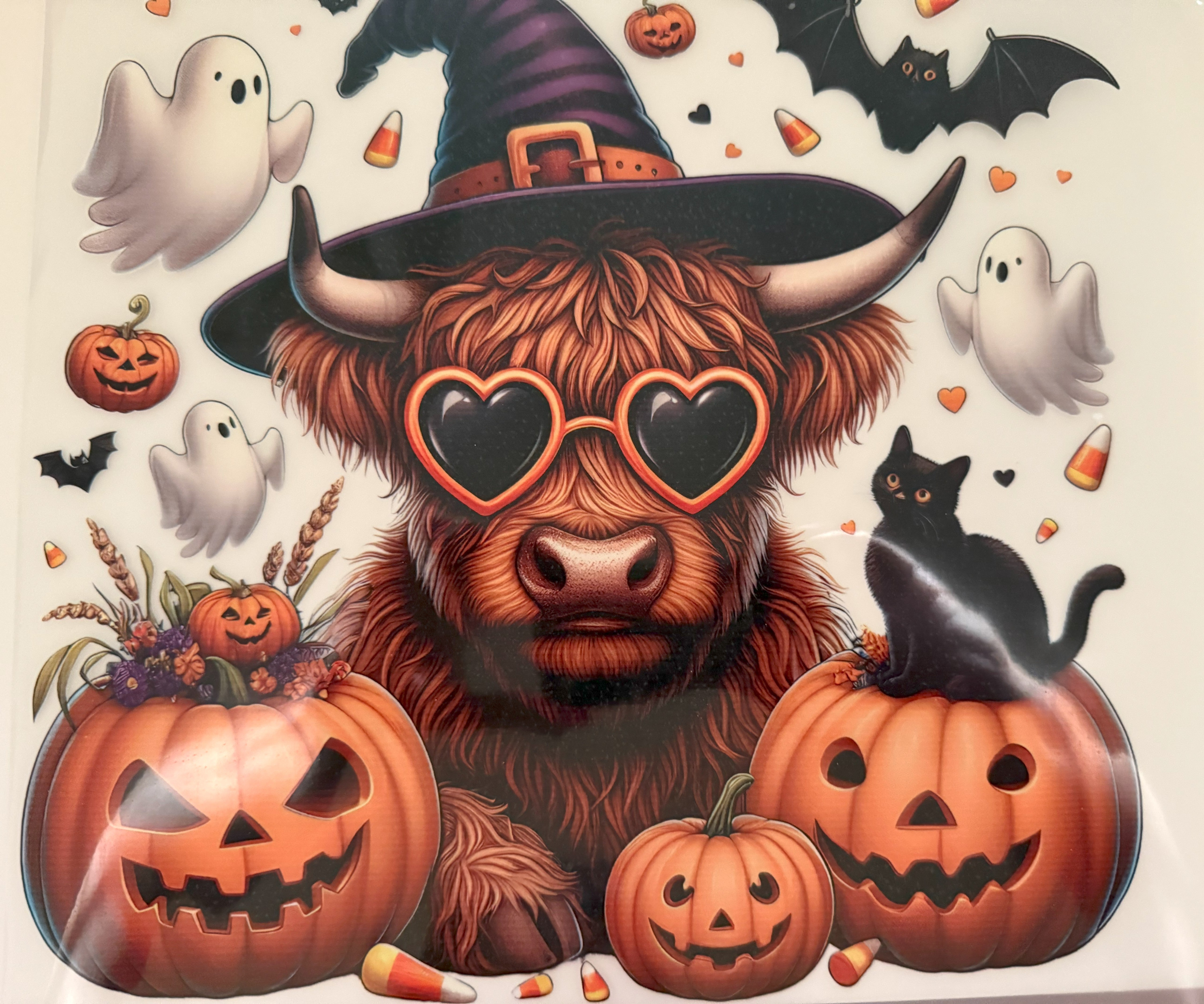Cow With Witch Hat