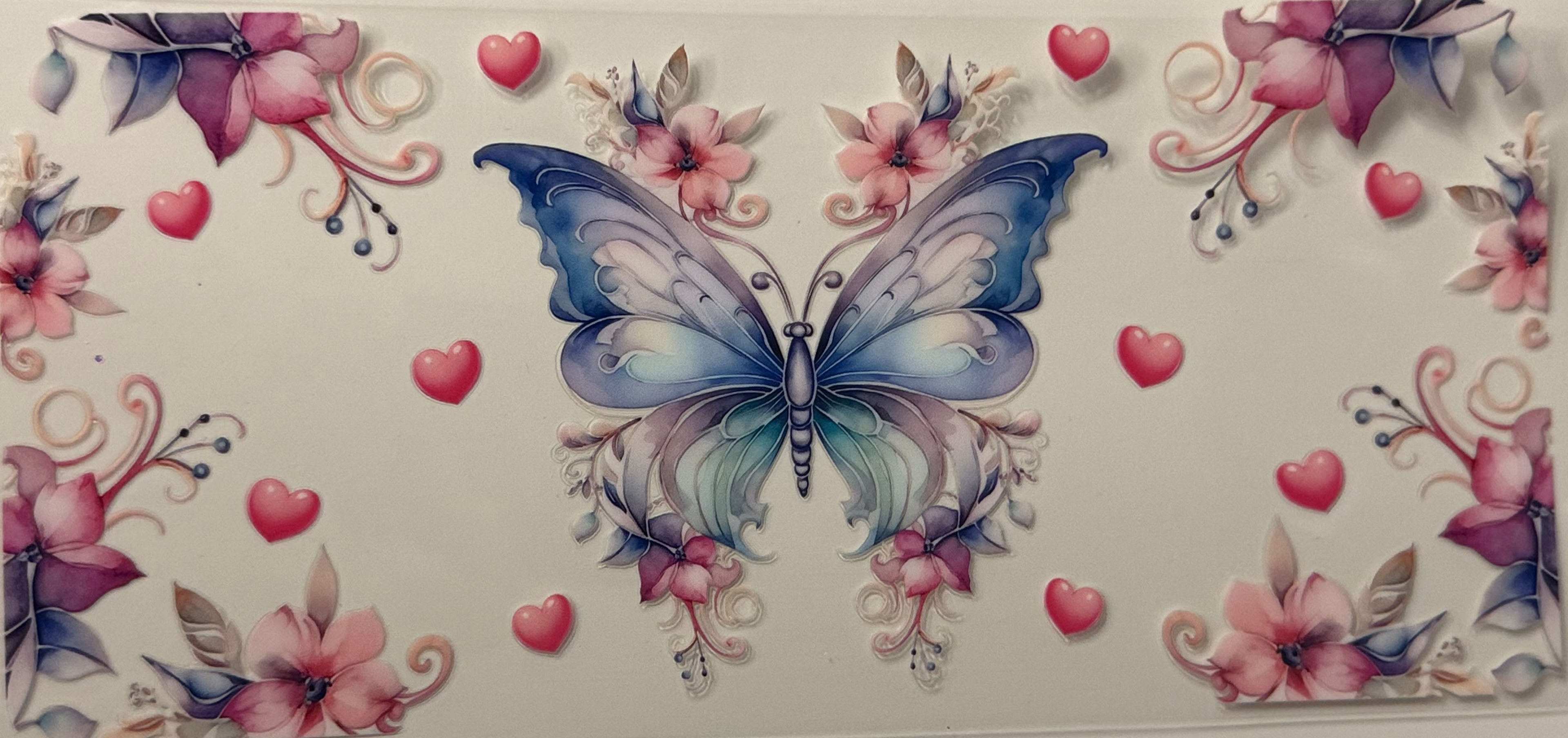 Beautiful Light Blue Butterfly # 33
