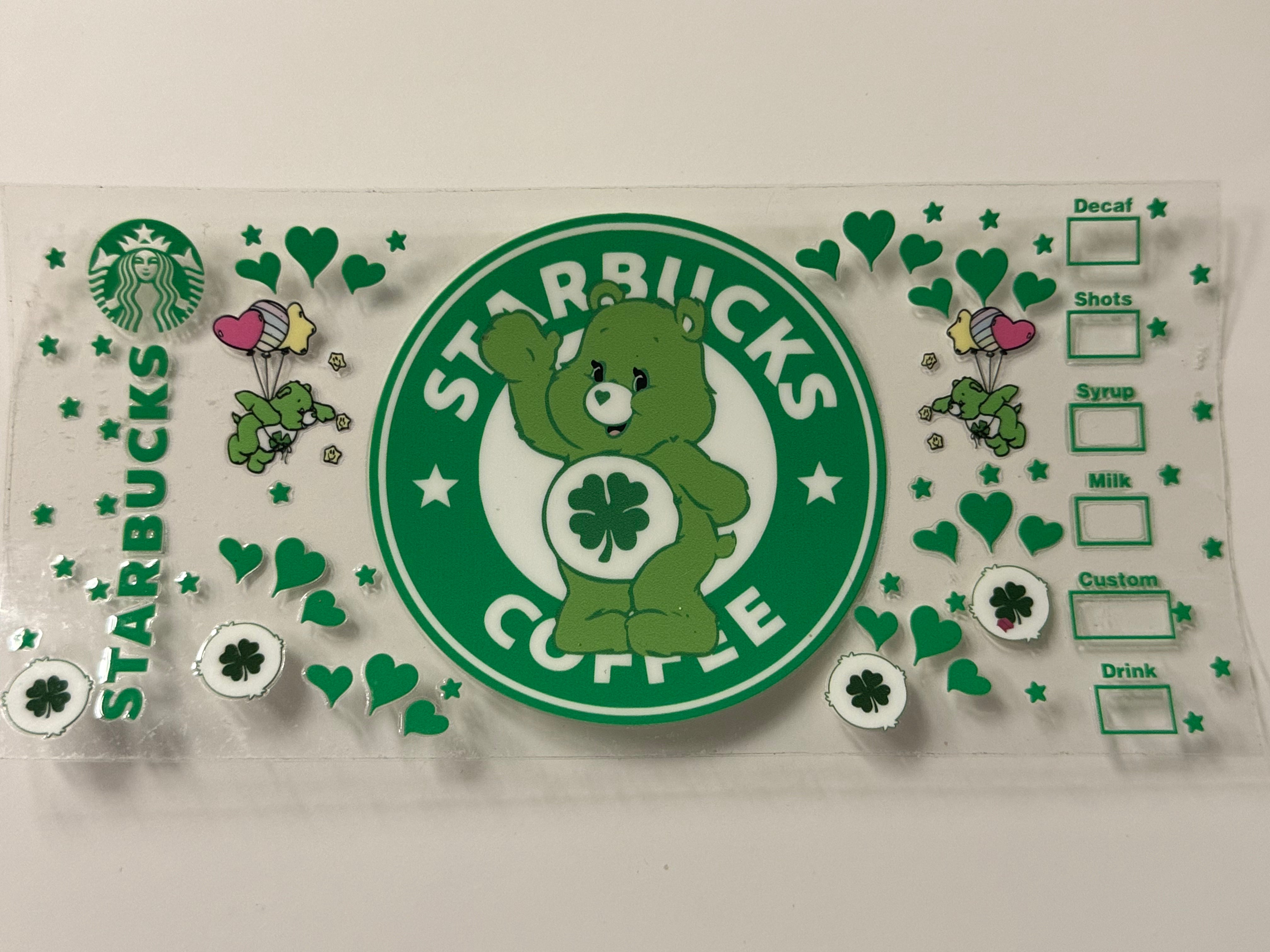 Green Care Bear Starbucks