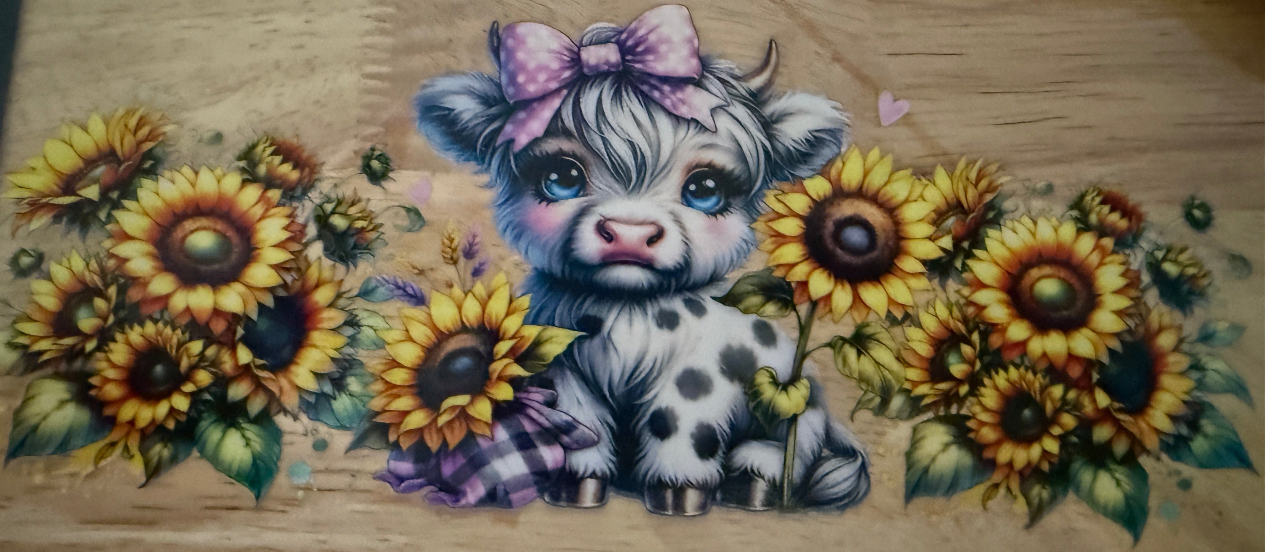 Cow - Blue eyed girl in sunflowers ...#45