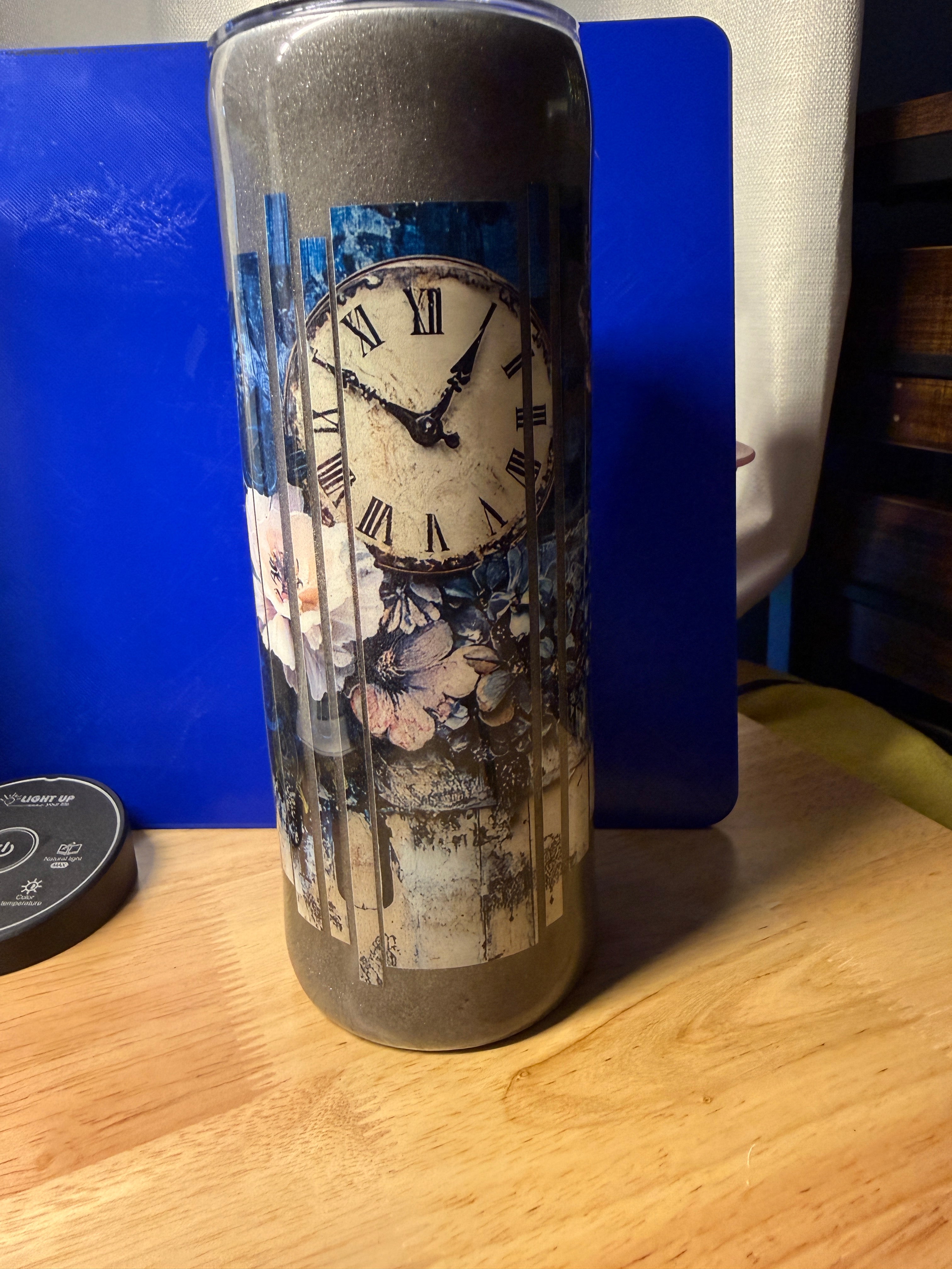 Clock - Gratitude turns everything into enough 22oz
