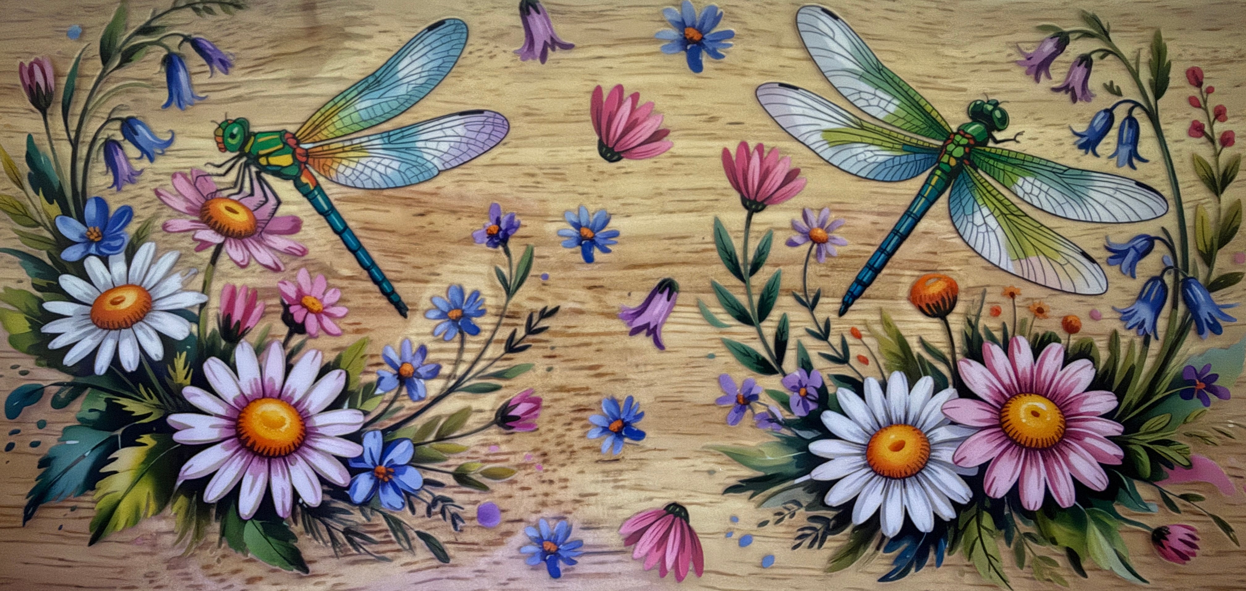 2 Dragonfly's & Daisys # 19