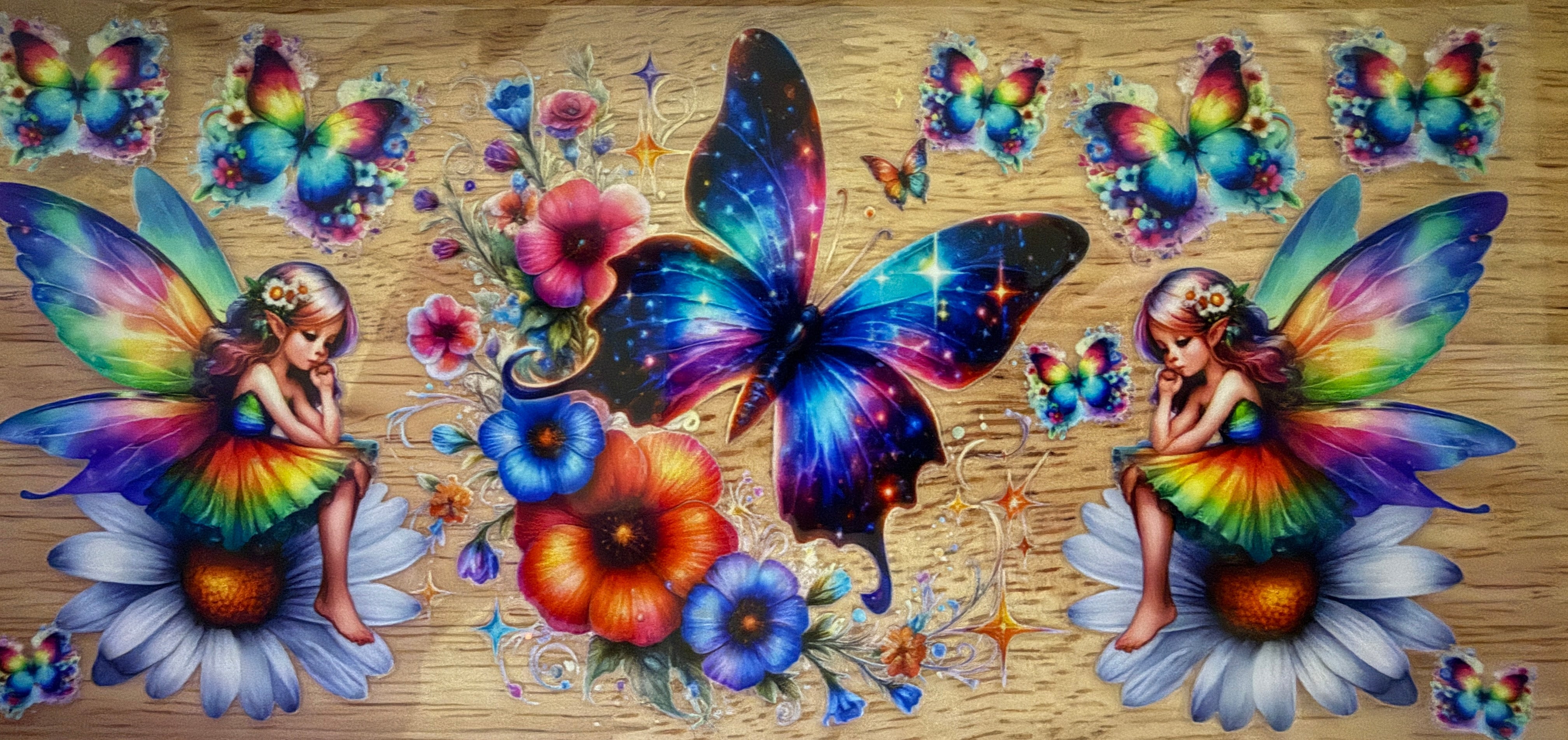 Multi Color Butterfly Faries # 24