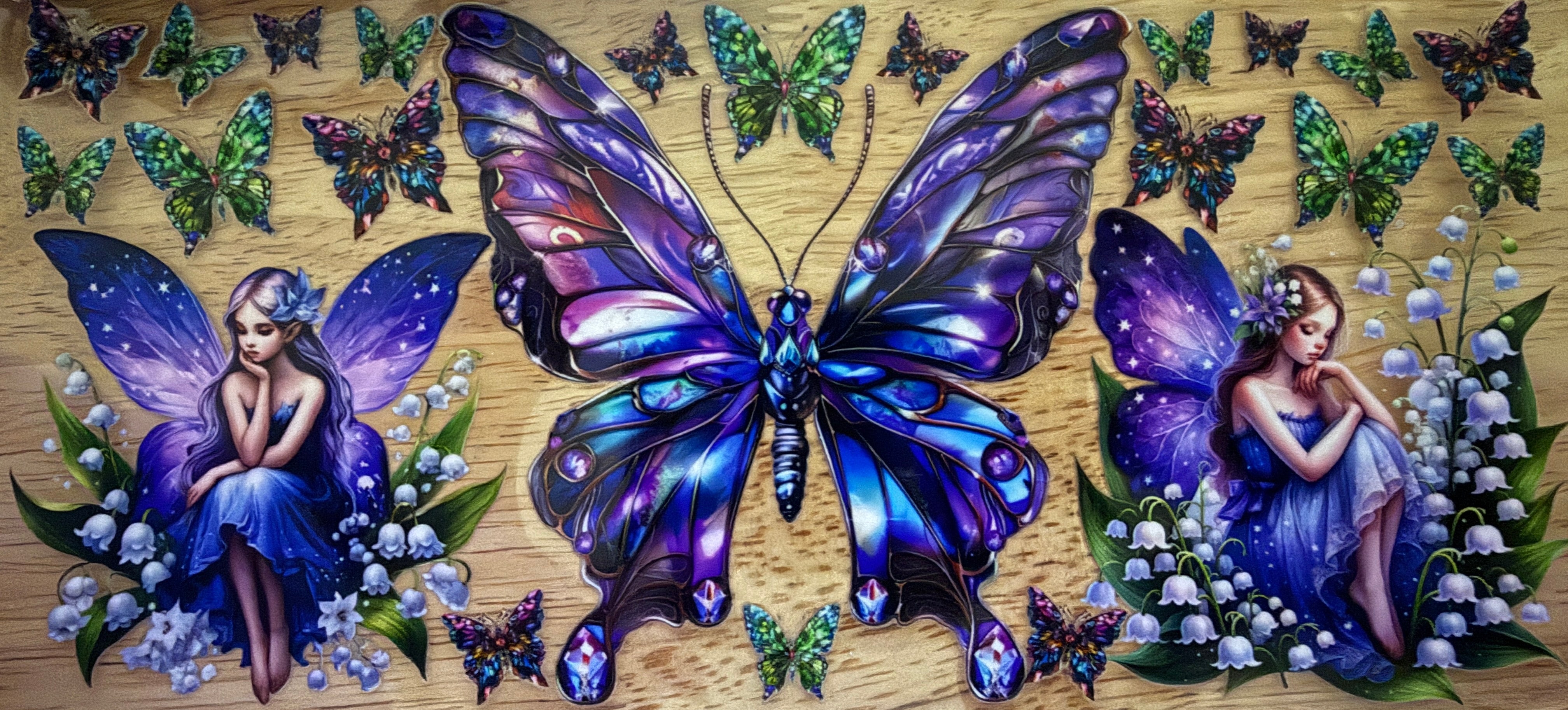 Purple Butterfly Faries # 25