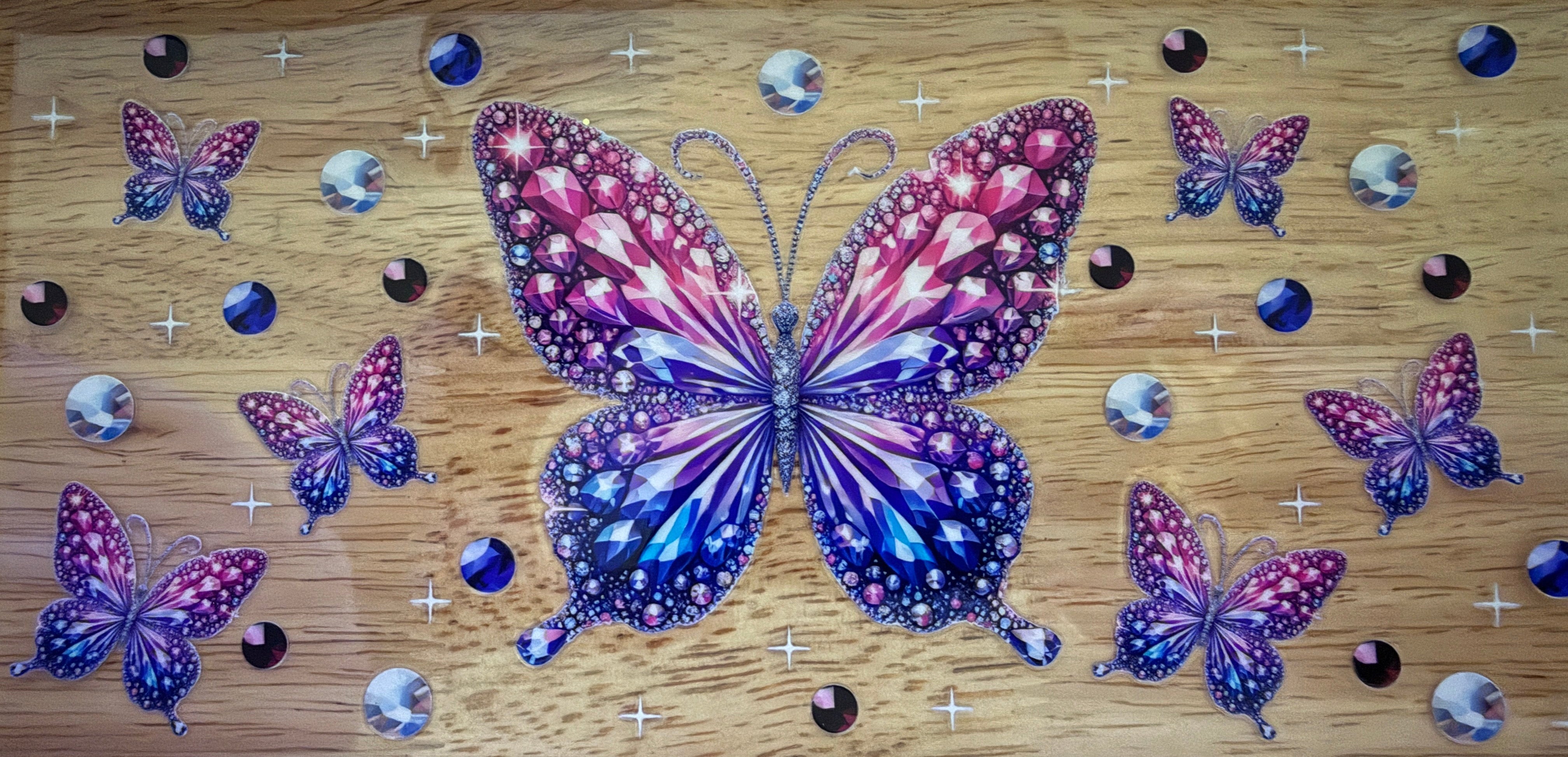 Rhinestone Butterfly # 29