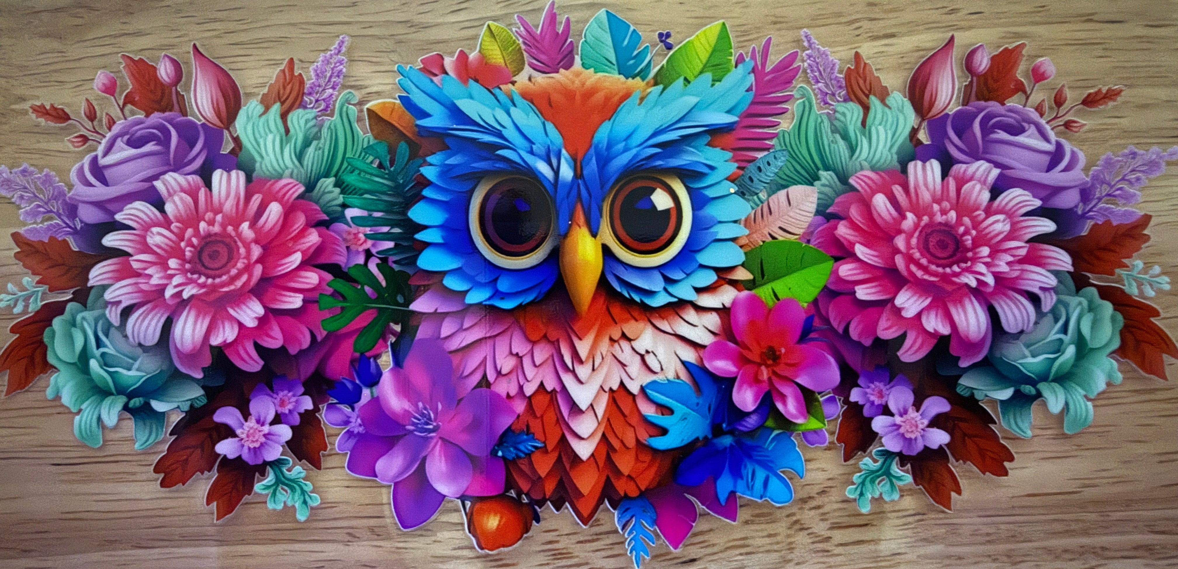 Colorful Owl # 35