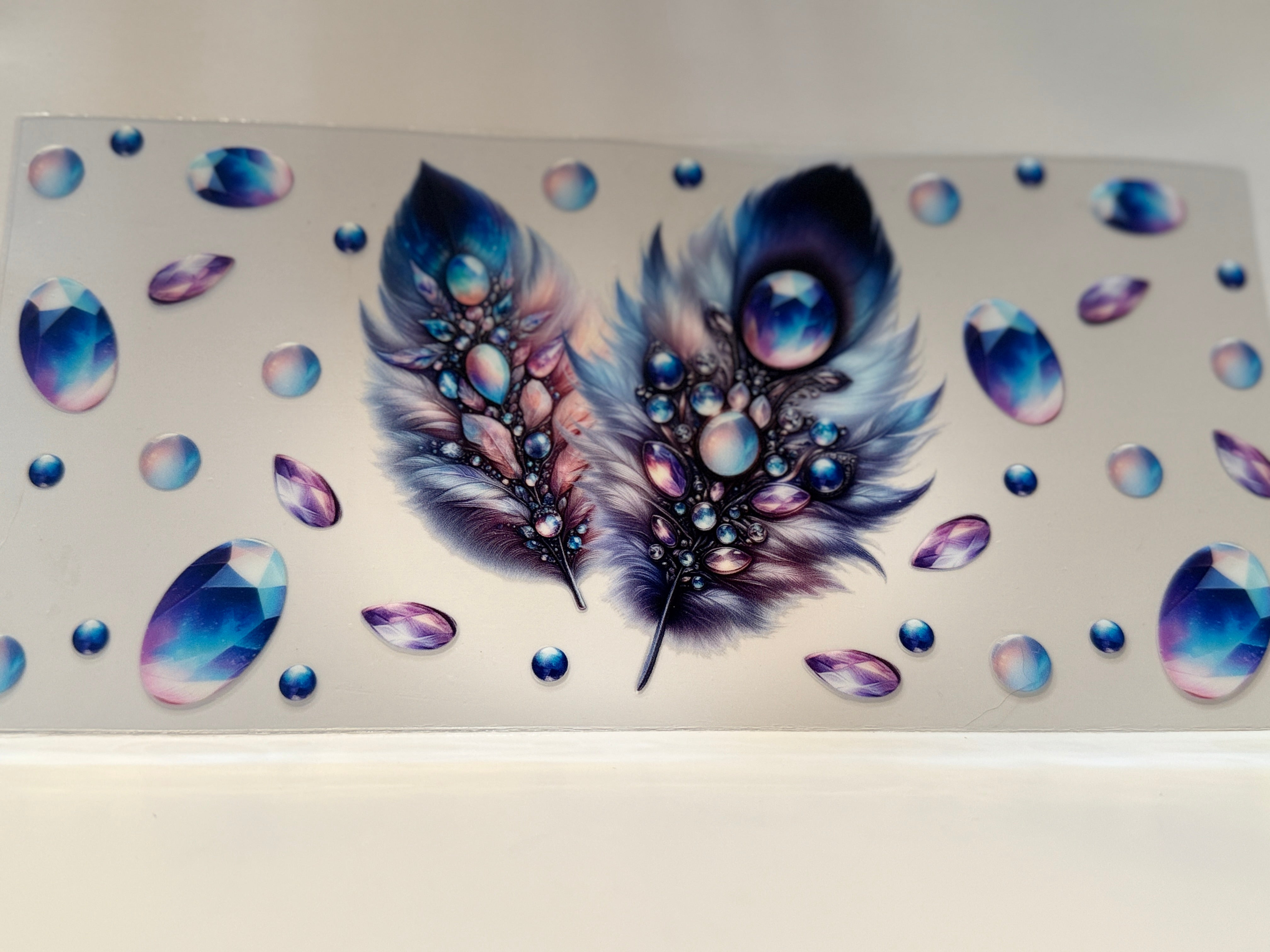 Light Multi Color Feathers