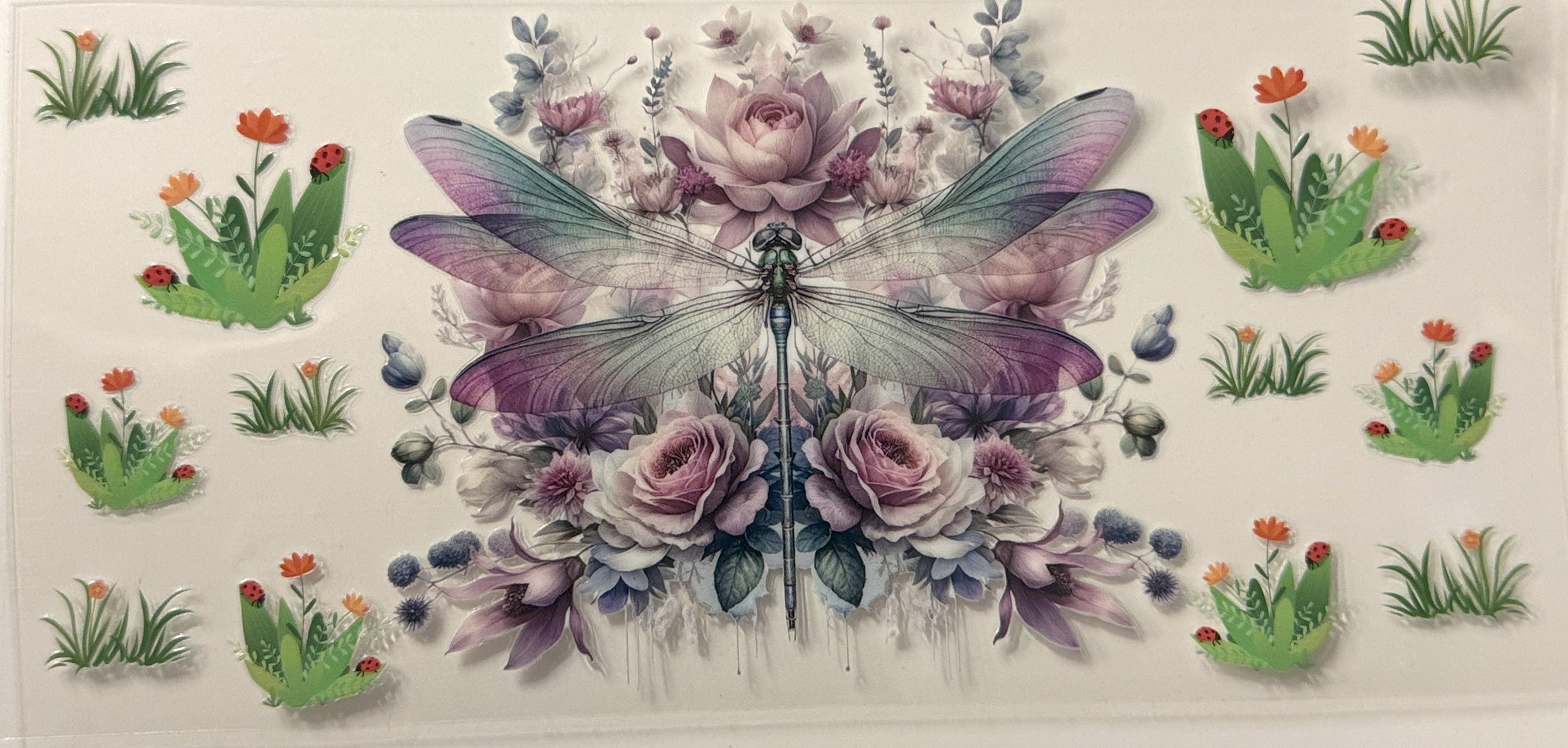 Light Lavender Dragonfly  #2