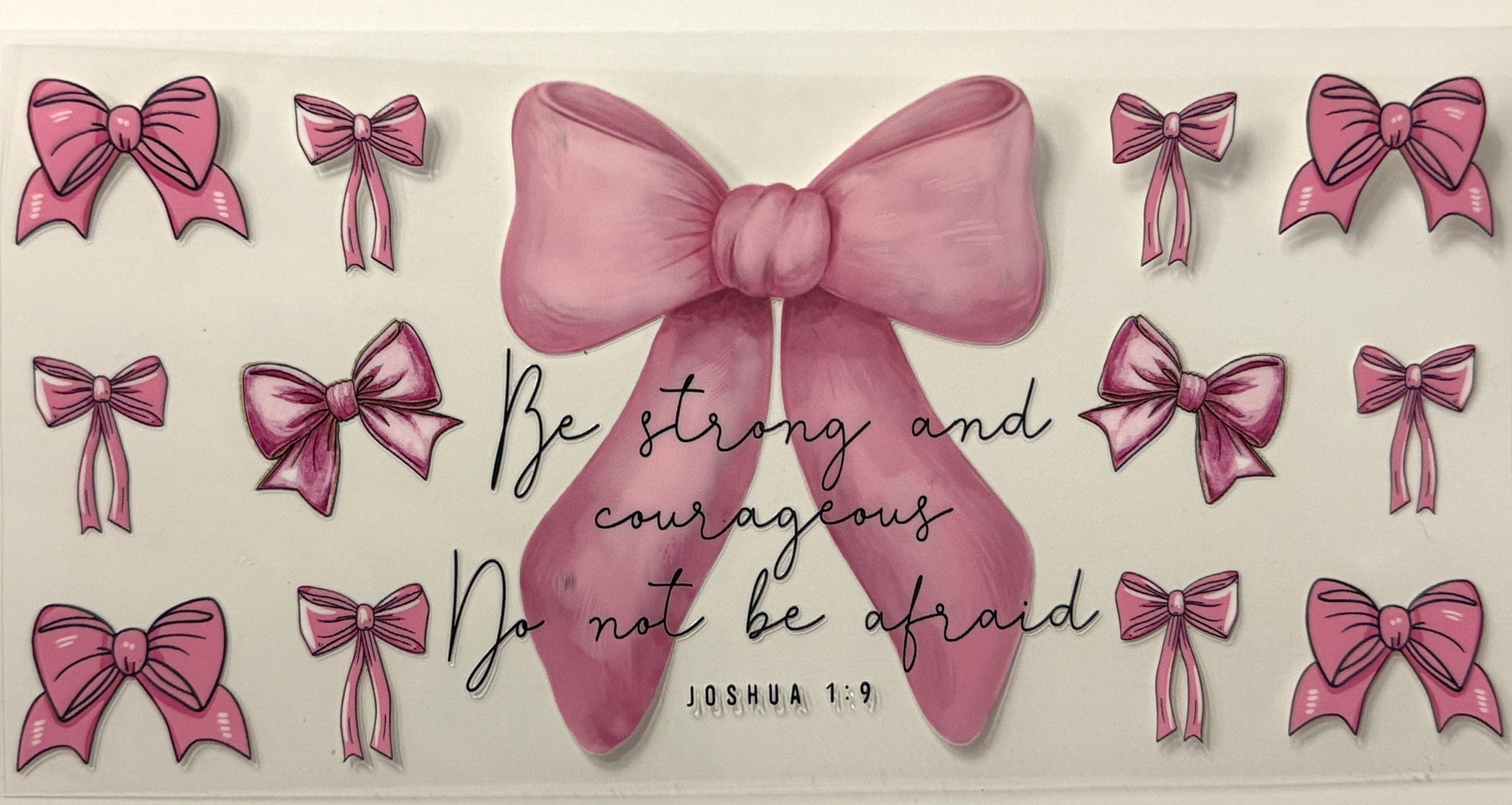 Be Strong - Pink Bow