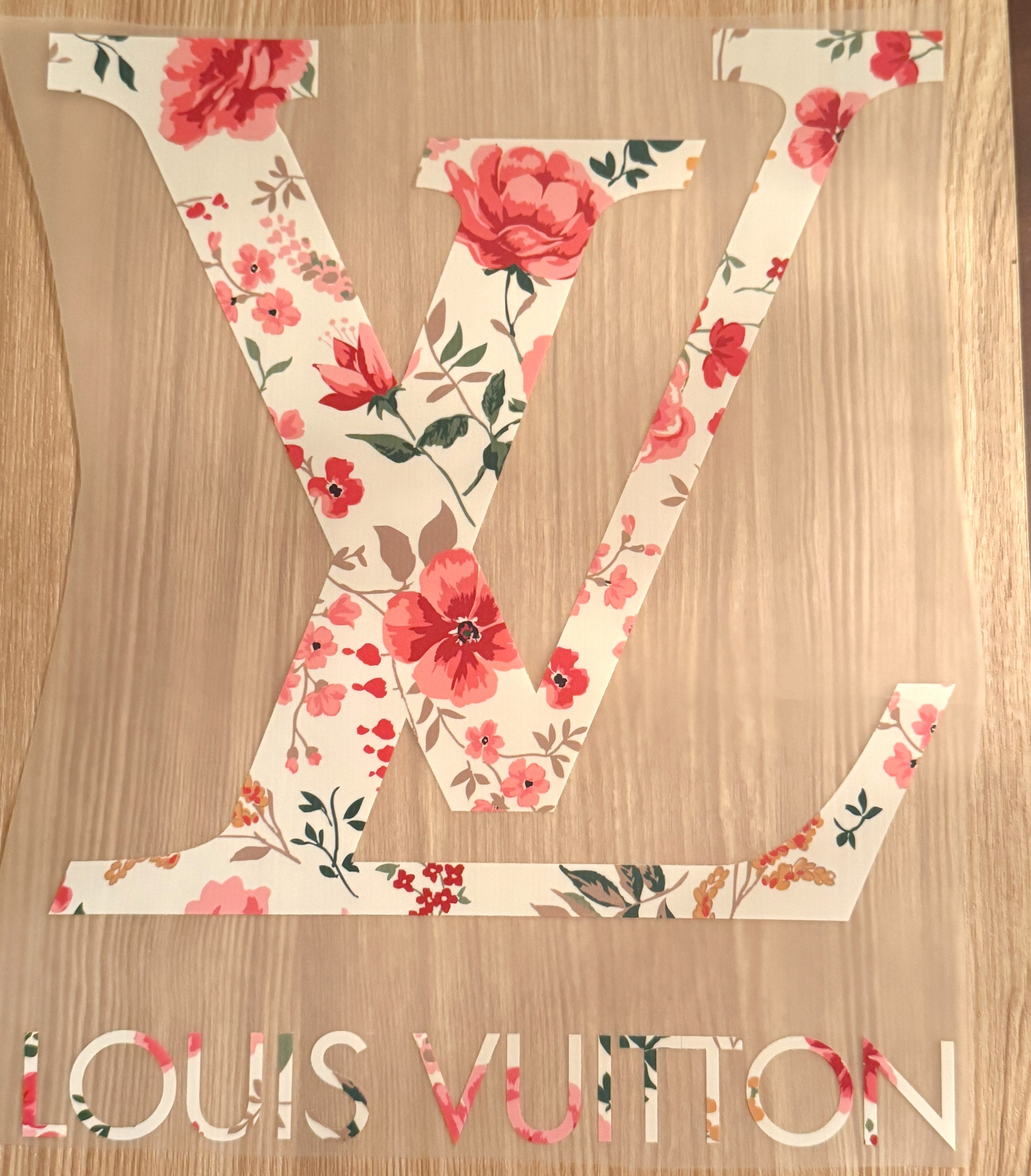LV White Floral