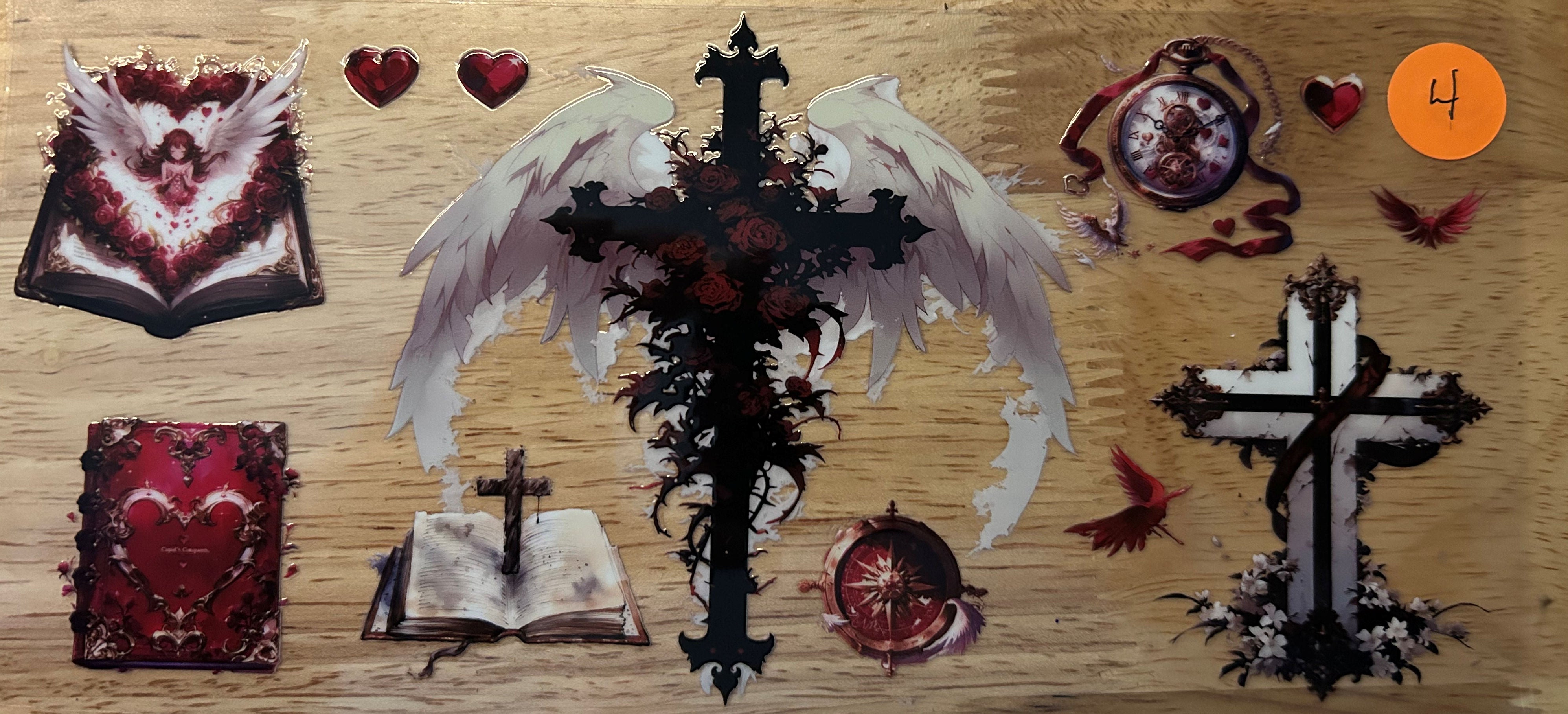 Misc 4 - Cross with Angel Wings