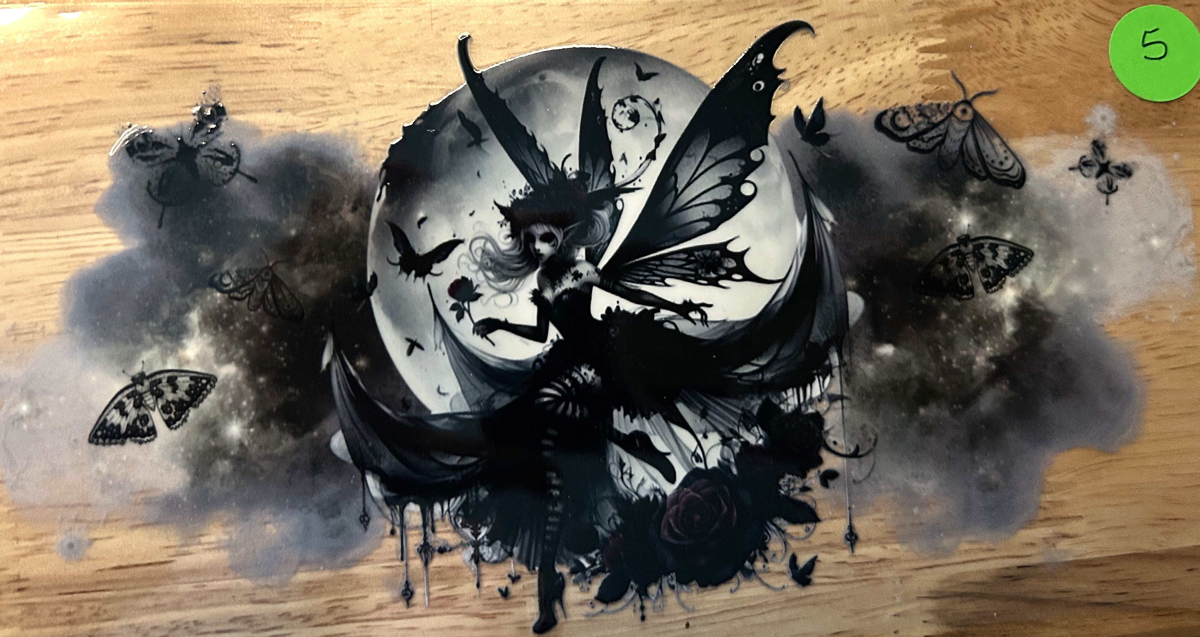 Misc 5 - Black and White Moon Angel