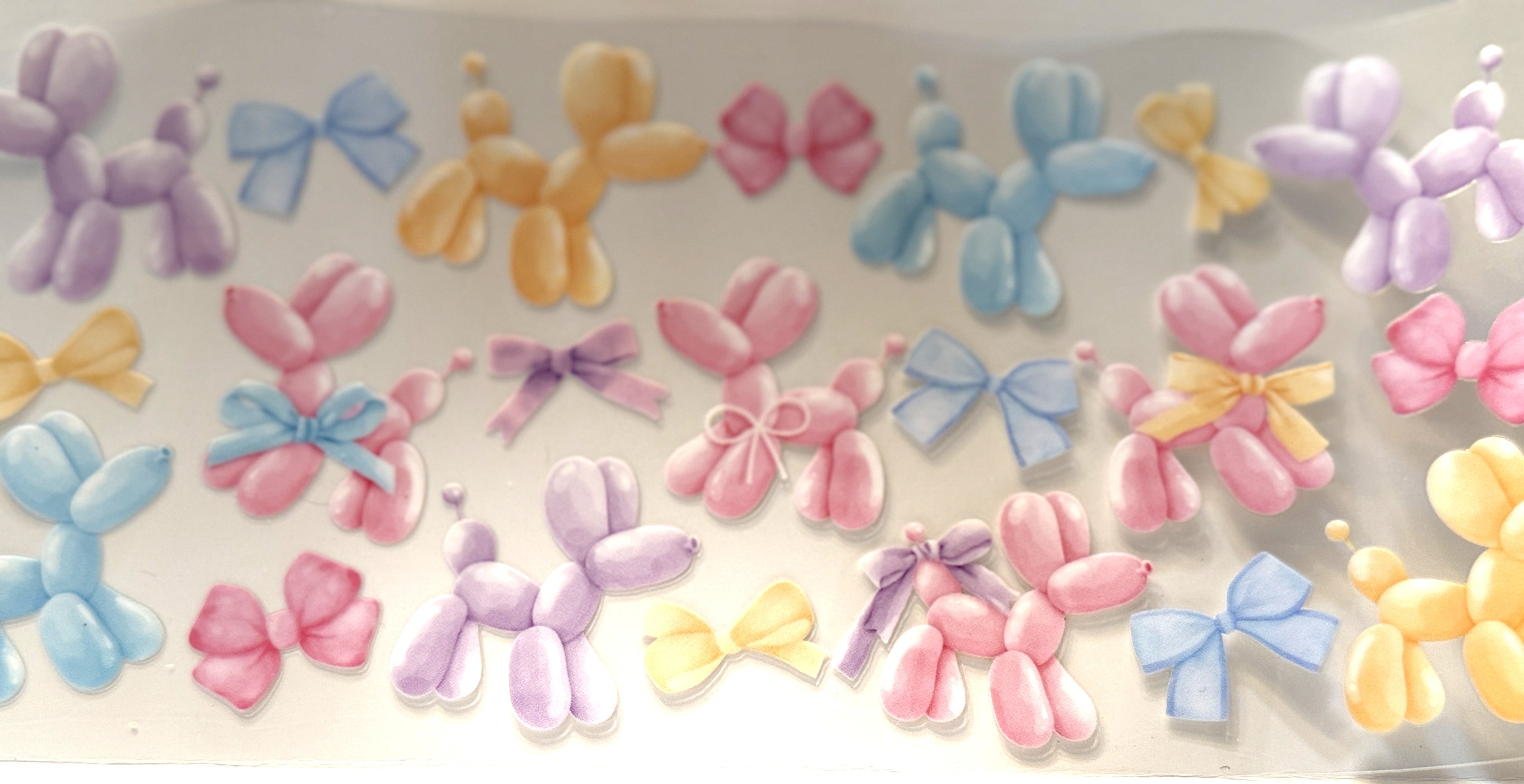 Multi Color Balloon Dogs