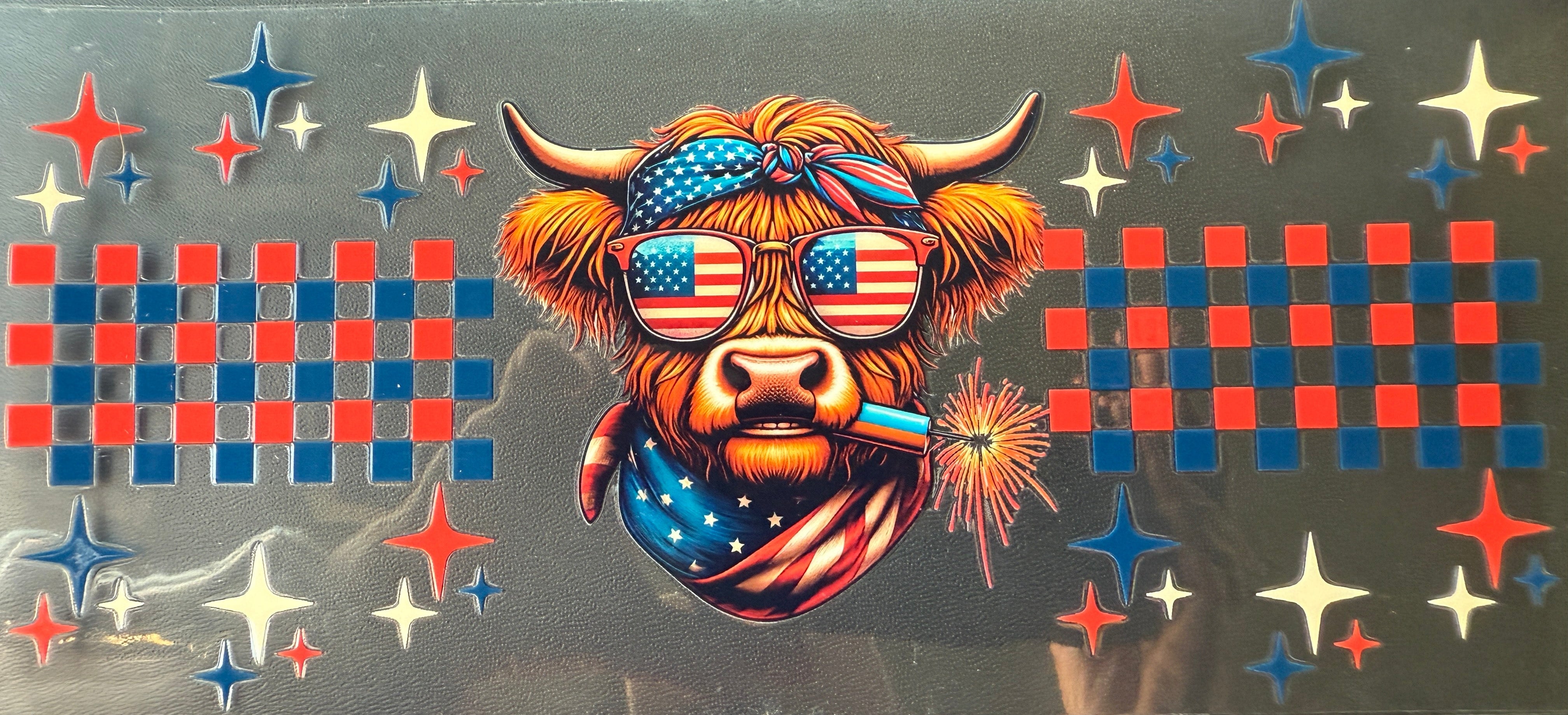 Patriotic Cow