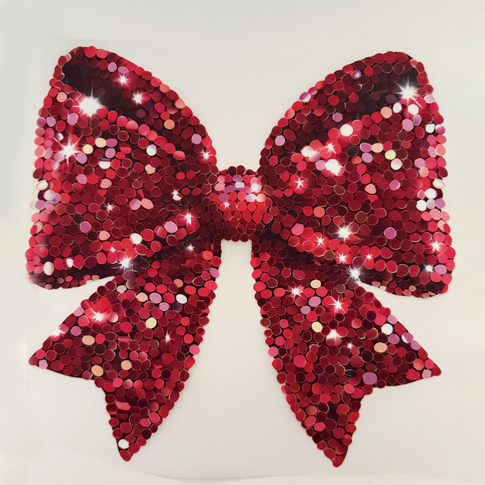 Red Glitter Bow