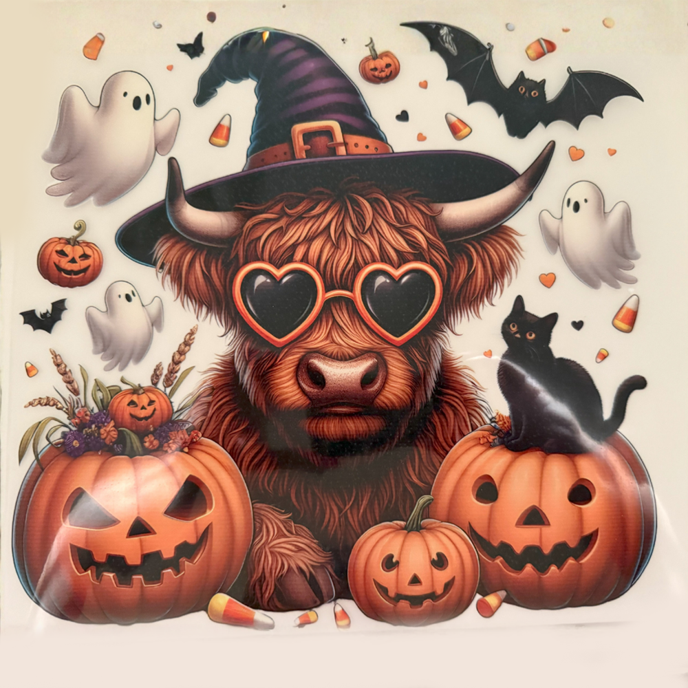 Cow With Witch Hat